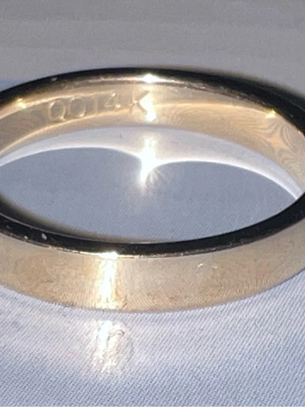 14kt pipe fit band